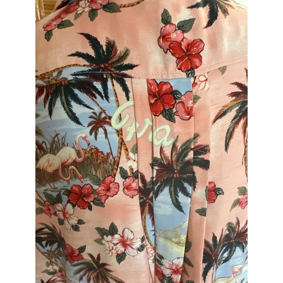 TOMMY BAHAMA "GREETINGS FROM FLORIDA " silk XL - Picture 7 of 11